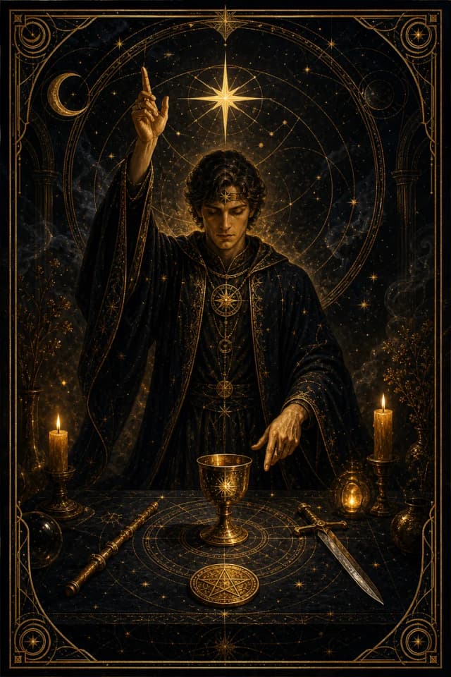 The Magician tarot card