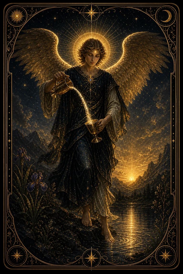 Temperance tarot card