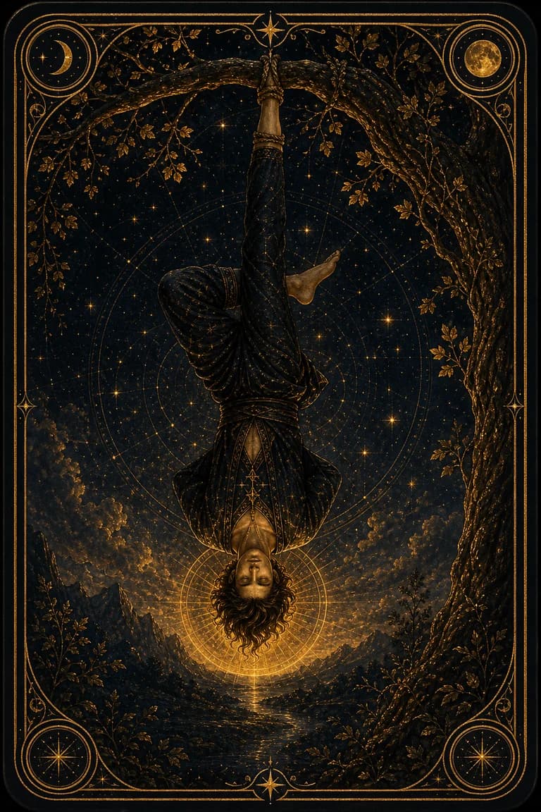 The Hanged Man tarot card