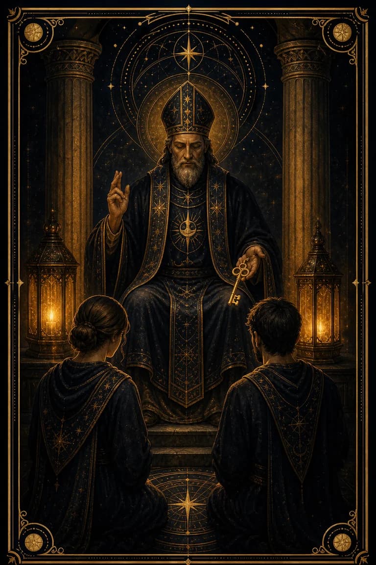 The Hierophant tarot card