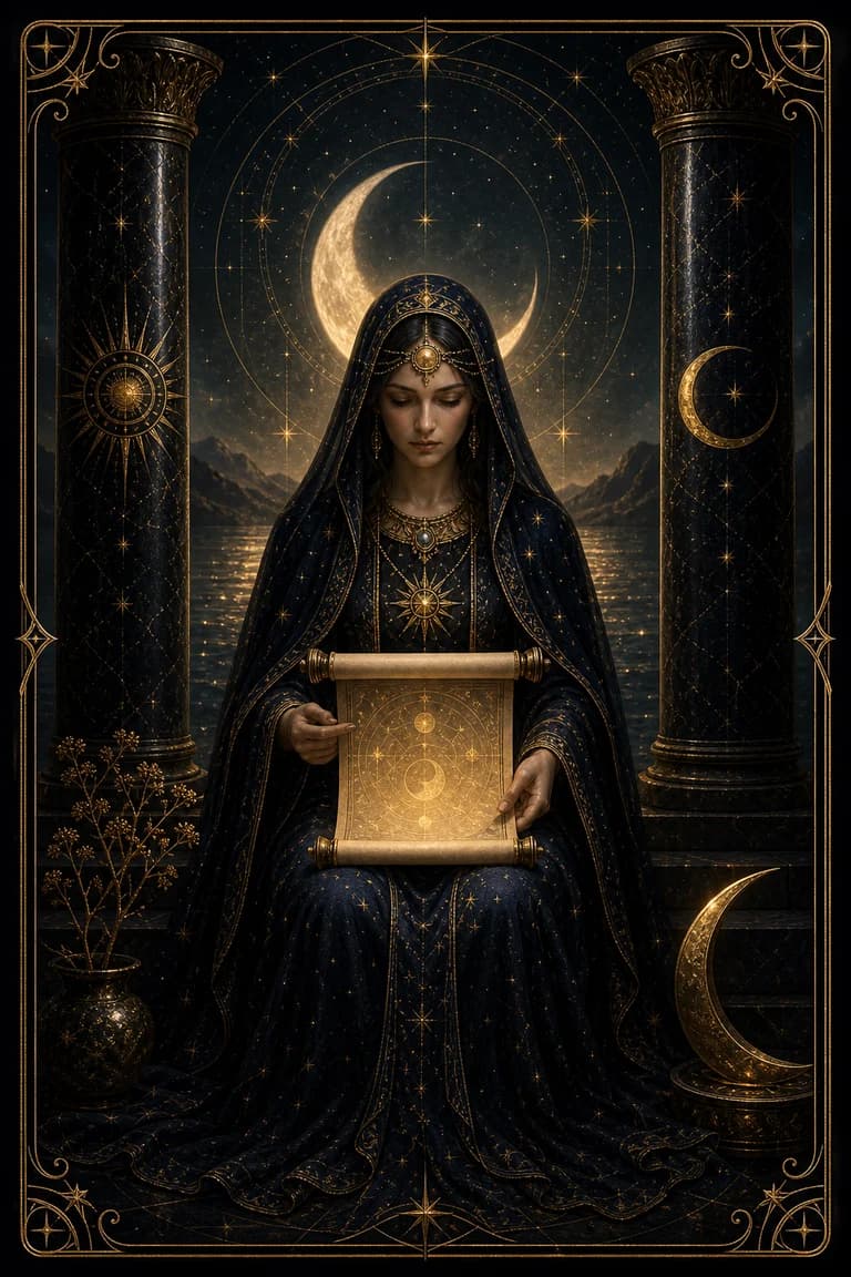 The High Priestess tarot card