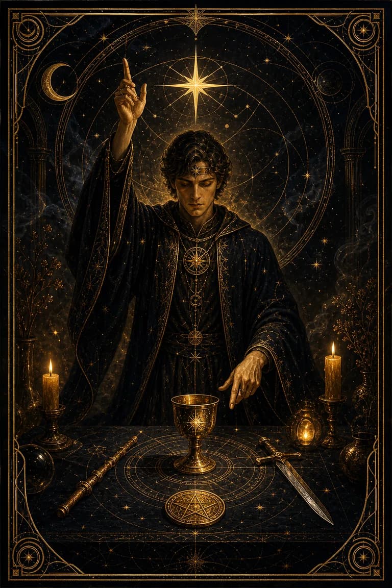 The Magician tarot card