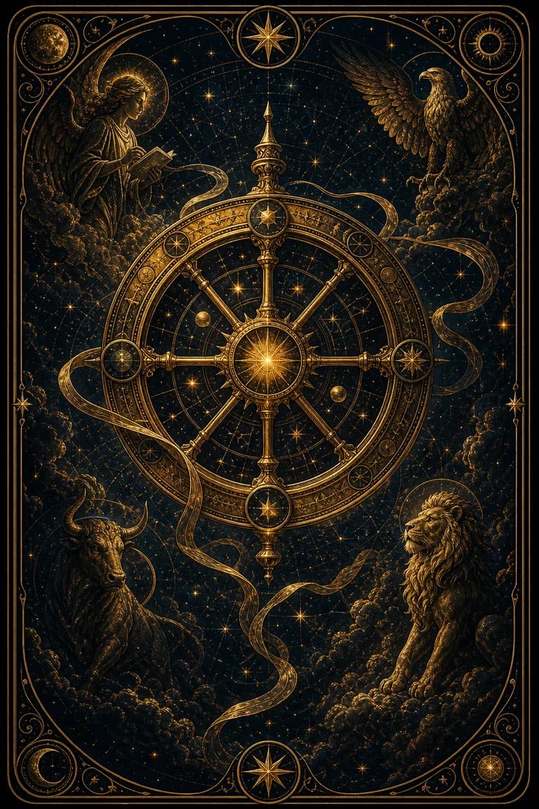 Wheel of Fortune tarot card
